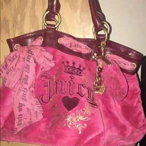 Pink juicy couture purse